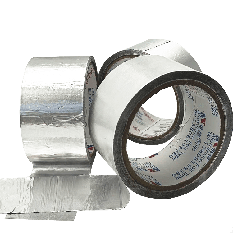 HVAC মেরামতের জন্য একক-পার্শ্বযুক্ত তাপ-প্রতিরোধী ফয়েল টেপ HVAC মেরামতের জন্য একক-পার্শ্বযুক্ত তাপ-প্রতিরোধী ফয়েল টেপ
