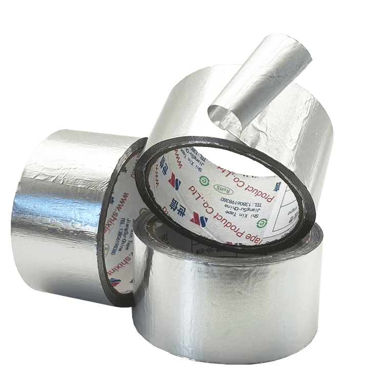 HVAC মেরামতের জন্য একক-পার্শ্বযুক্ত তাপ-প্রতিরোধী ফয়েল টেপ HVAC মেরামতের জন্য একক-পার্শ্বযুক্ত তাপ-প্রতিরোধী ফয়েল টেপ